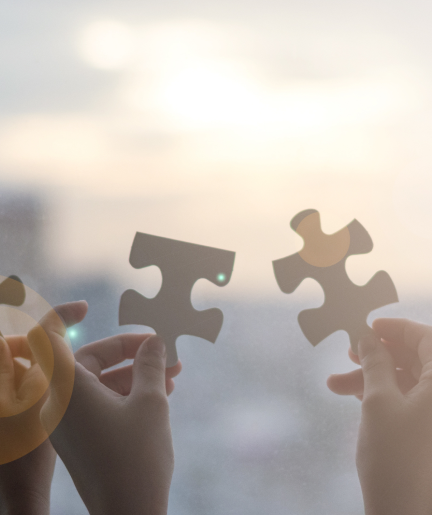 Bild-Hände-Puzzle