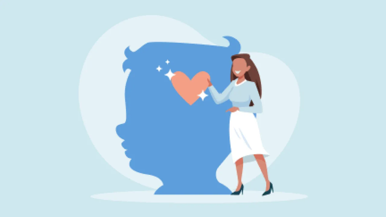 Illustration-Kopf-Frau-Herz