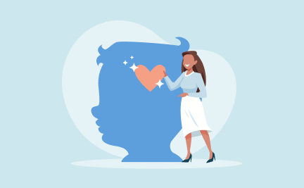 Illustration-Kopf-Frau-Herz