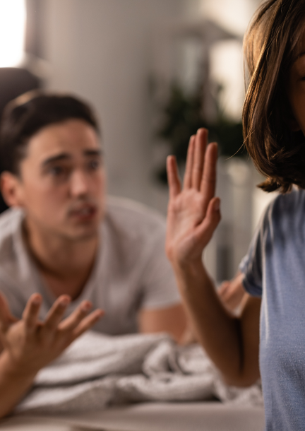 Bild-Mann-Frau-Diskussion