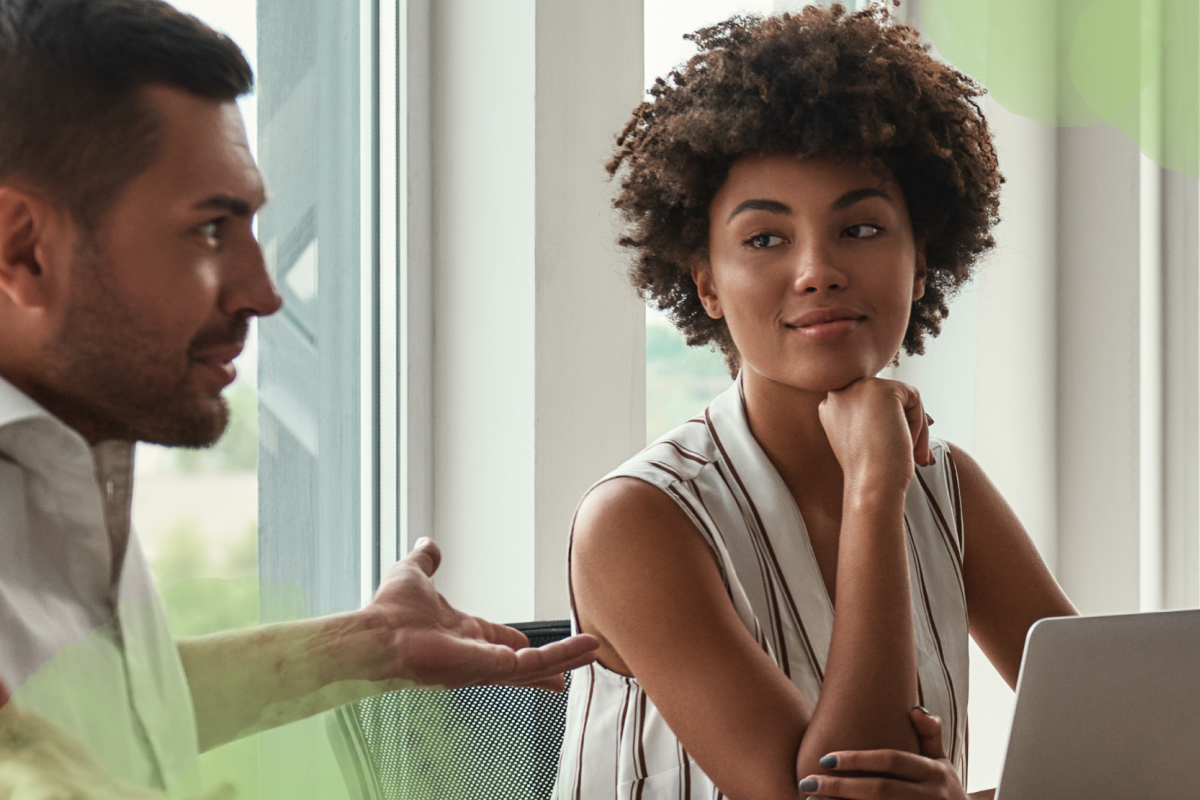 Bild-Mann-Frau-Gespräch